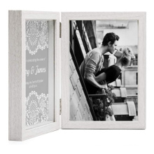 Custom wholesale Amazon hot sale Commemorate the good memories Double hinged folding wedding frame